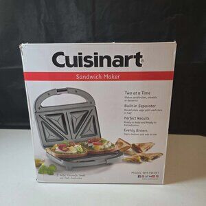 CUISINART DUAL SANDWICH MAKER NONSTICK ELECTRIC GRILL NEW IN BOX
